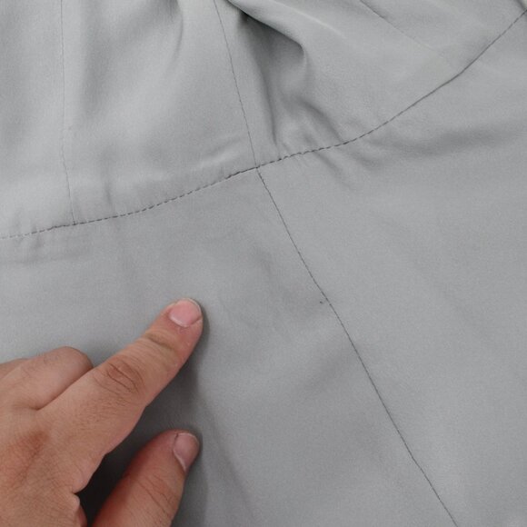 Armani Collezioni blazer womens 2 Flax linen blend 3 button textured geometric - Picture 16 of 16